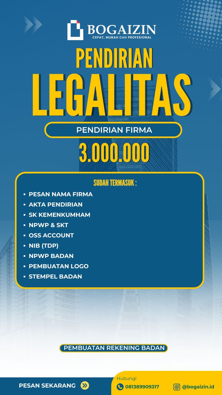 Pendirian Firma