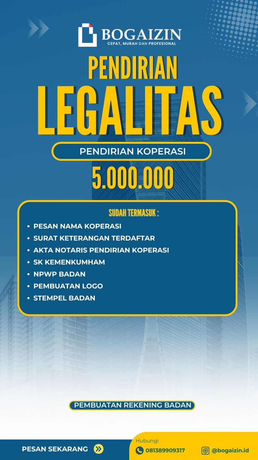 Pendirian Koperasi